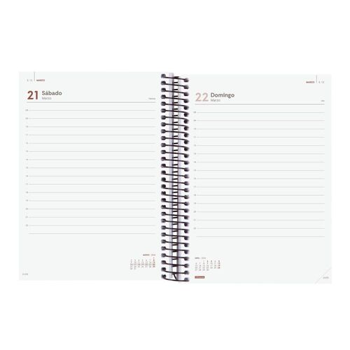 AGENDA  2026 OPAQUE E10 DP NEGRO. FINOCAM.