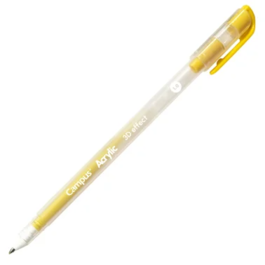 BOLIGRAFO ACRILICO CAMPUS ACRYLIC 3D. AMARILLO.