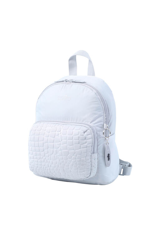 Mochila juvenil gris Micro Chip - Baltra. TOTTO.