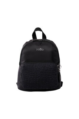 Mochila juvenil negro - Baltra. TOTTO.