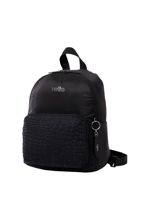 Mochila juvenil negro - Baltra. TOTTO.
