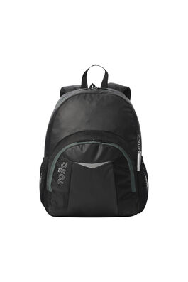 Mochila Teck 2.0 M - Negro/Verde. TOTTO.