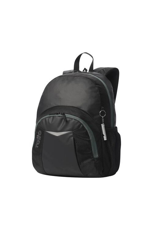 Mochila Teck 2.0 M - Negro/Verde. TOTTO.
