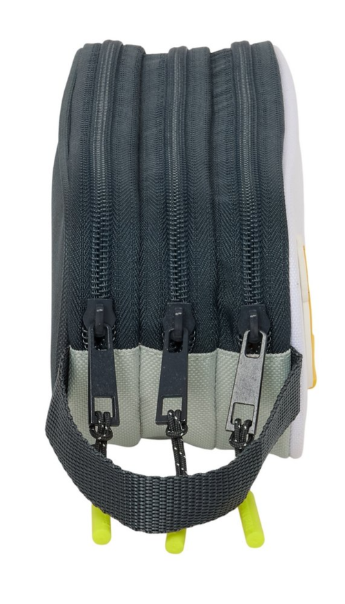 ESTUCHE TRIPLE REAL MADRID. PRODUCTO OFICIAL. SAFTA.