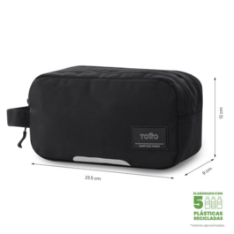 Estuche juvenil eco-friendly negro - Marañón. TOTTO.