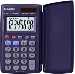 CALCULADORA BOLS.CASIO 8 DIG. HS-8VER