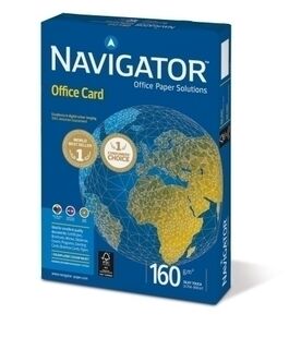 PAPEL A3 NAVIGATOR 160g 250h OFFICE CARD