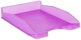BANDEJA APILABLE TRASLUCIDA MALVA