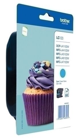 BROTHER LC123 CYAN ORIGINAL