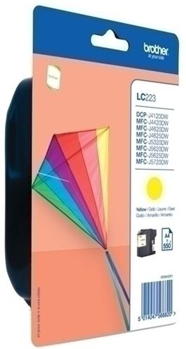 BROTHER LC223 AMARILLO ORIGINAL