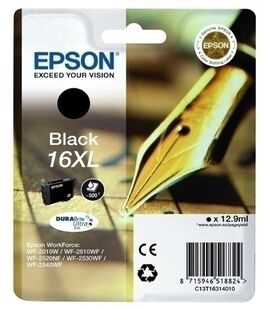 EPSON 16 NEGRO ORIGINAL