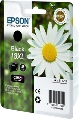 EPSON 18XL NEGRO ORIGINAL
