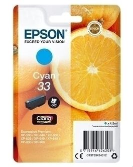 EPSON 33 CYAN ORIGINAL