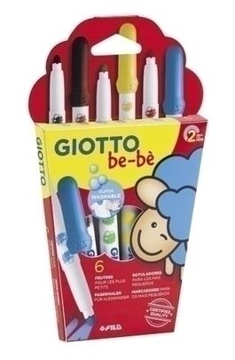 ROTULADOR GIOTTO BEBE SUPER de 6