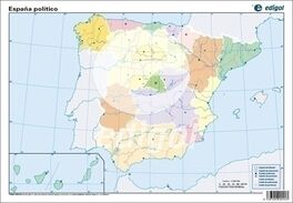 MAPA MUDO ESPAÑA POLITICO