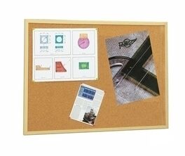 TABLERO CORCHO FAIBO LIGERO MARCO PINO 60x 90 cm