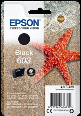 EPSON 603 NEGRO ORIGINAL