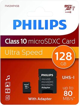 MICROSD XC CLASE 10 128GB PHILIPS
