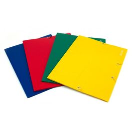 CARPETA T.FOLIO PP SOLAPAS COLORES SURTIDOS