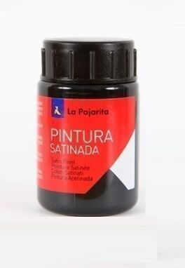 PINTURA SATINADA LA PAJARITA COLOR NEGRO