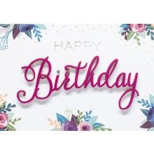 TARJETA DE FELICITACION HAPPY BIRTHDAY RELIEVE