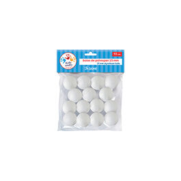 BOLAS DE POLIESPAN. 25MM. PACK 15 UDS. DOHE.