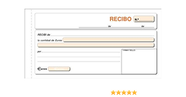 TALONARIO RECIBOS t-60 GENERAL DUPLICADO