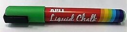 ROTULADOR DE TIZA LÍQUIDA APLI LIQUID CHALK VERDE