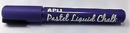ROTULADOR DE TIZA APLI PLASTEL LIQUID CHALK VIOLETA