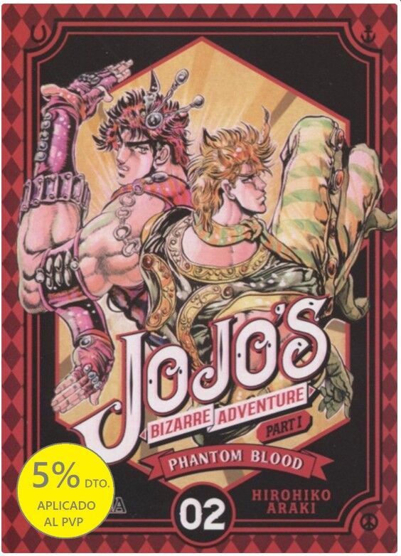 Jojos Bizarre Adventure Parte I Phantom Blood 2 Araki Hirohiko Ed Livrea Copy Papelerias