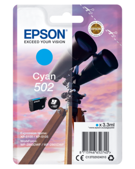 EPSON 502 CYAN ORIGINAL