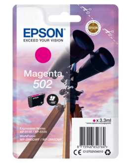 EPSON 502 MAGENTA ORIGINAL