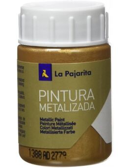PINTURA METALIZADA ORO DORADO LA PAJARITA 35 mL