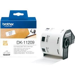 ETIQUETAS BROTHER DK-11209. ROLLO DE 800 ETIQUETAS BLANCAS DE 29 X 62 MM