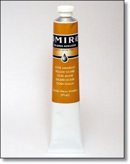 ACRILICO OCRE AMARILLO. 60ML. MIR.