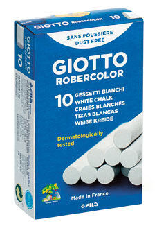 TIZA GIOTTO ROBERCOLOR C/10 BLANCA