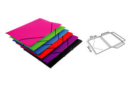 CARPETA MARIOLA FOLIO SOLAPAS POLIPROPILENO COLORES SURTIDOS