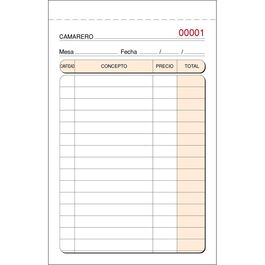 Talonario PRAXTON Camareros Bolsillo Duplicado
